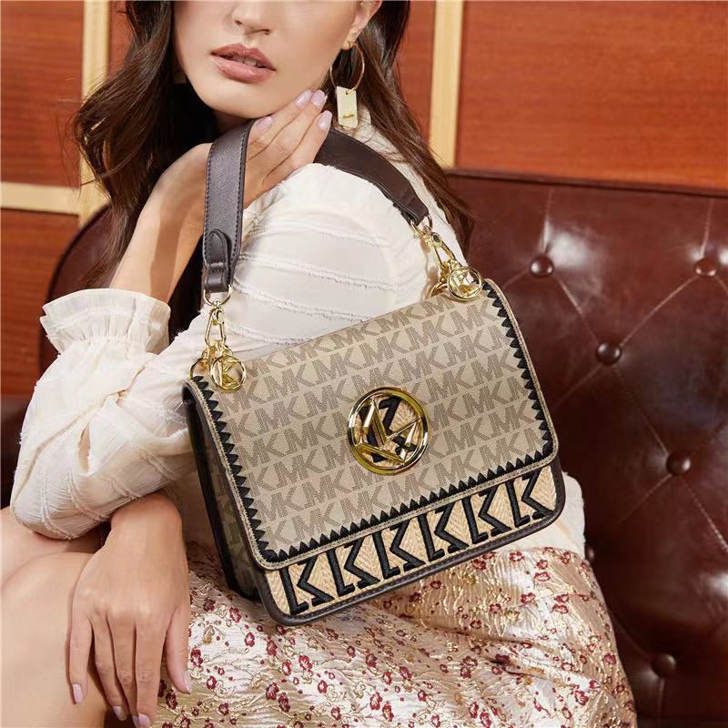 Women’s Letter Print Genuine Leather Messenger Shoulder Bags image 5