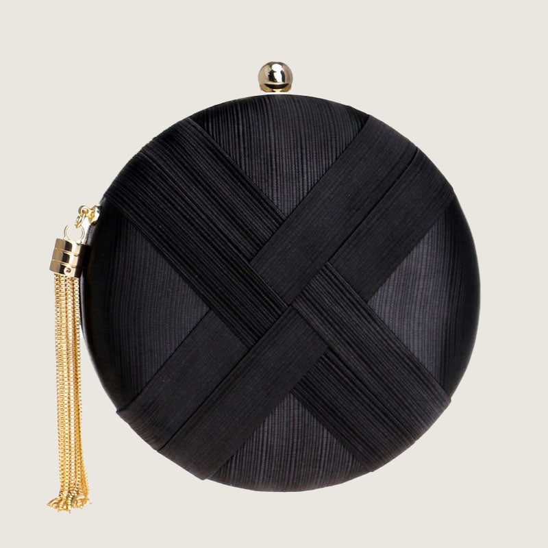 Women’s Round Tassel Evening Clutch Bags image 3