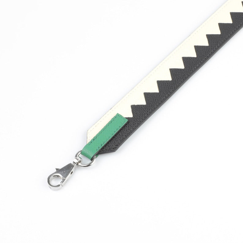 Artisanal Epsom Leather Bandoulière (30mm Wide): Hand-Stitched Color-Matched Shoulder Strap Upgrade