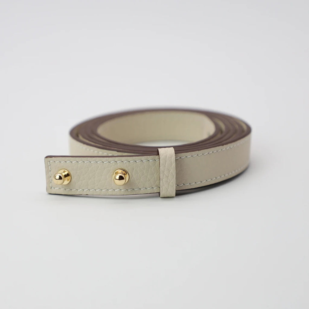 Hermès Style Swift Leather Bandoulière (18mm Ultra-Slim): Replacement Crossbody Strap Compatible with Constance Bags