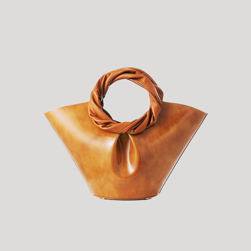Women’s Minimal Twisted Handle Bucket Tote image 7