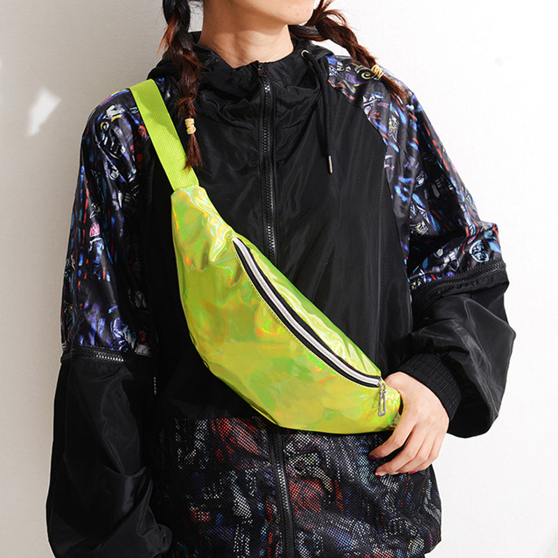 Women’s Holographic Slouchy Waist Pack Belt Bags image 3
