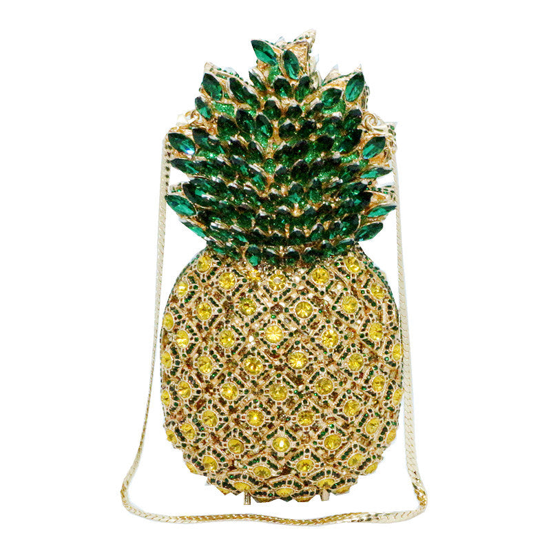 Women’s Handmade Rhinestones Pineapple Evening Clutch image 2