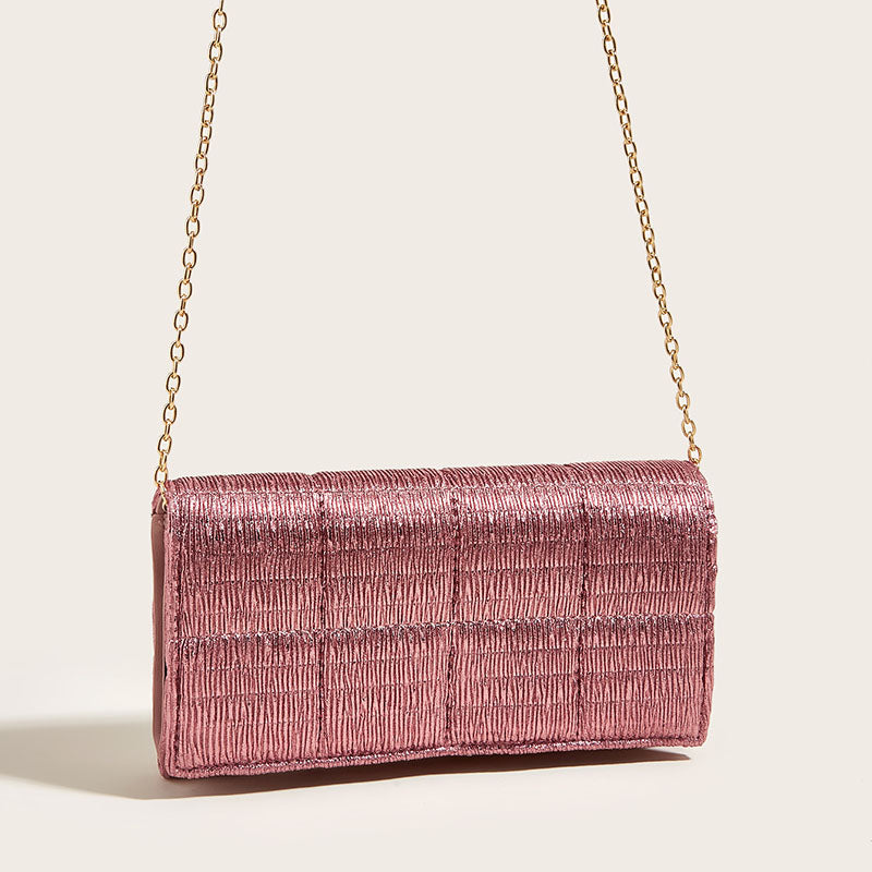 Women’s Quilted Bling Bling Crossbody Evening Clutch Bags image 6
