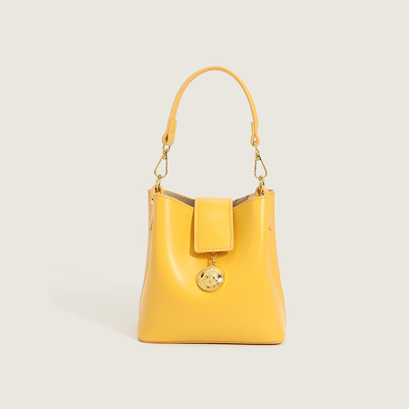 Women’s Vegan Leather Bucket Bags with Shoulder Strap image