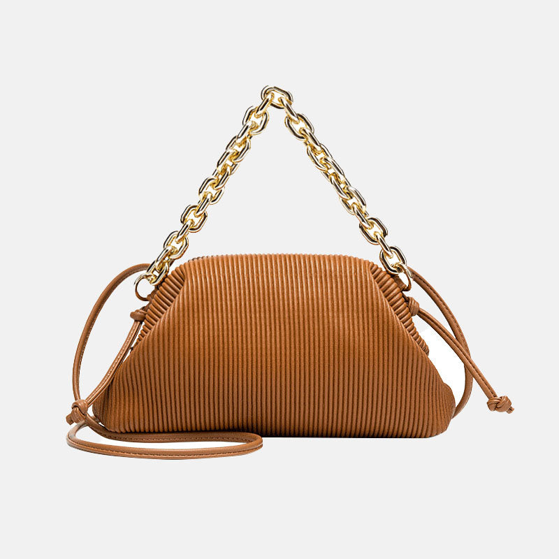 Women’s Chains Striped Pouch Clutch Bags image