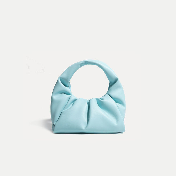Women’s Slouchy Hand Clutch in Genuine Leather image 7