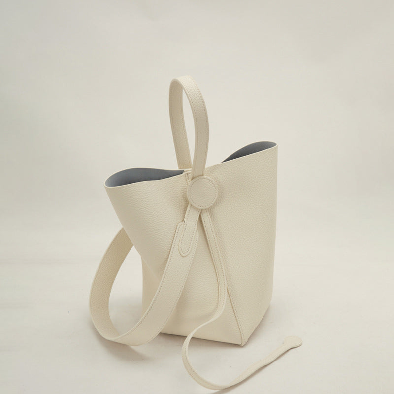 Women’s Genuine Leather Shoulder Bucket Tote Bags (3 Piece Set) image 7