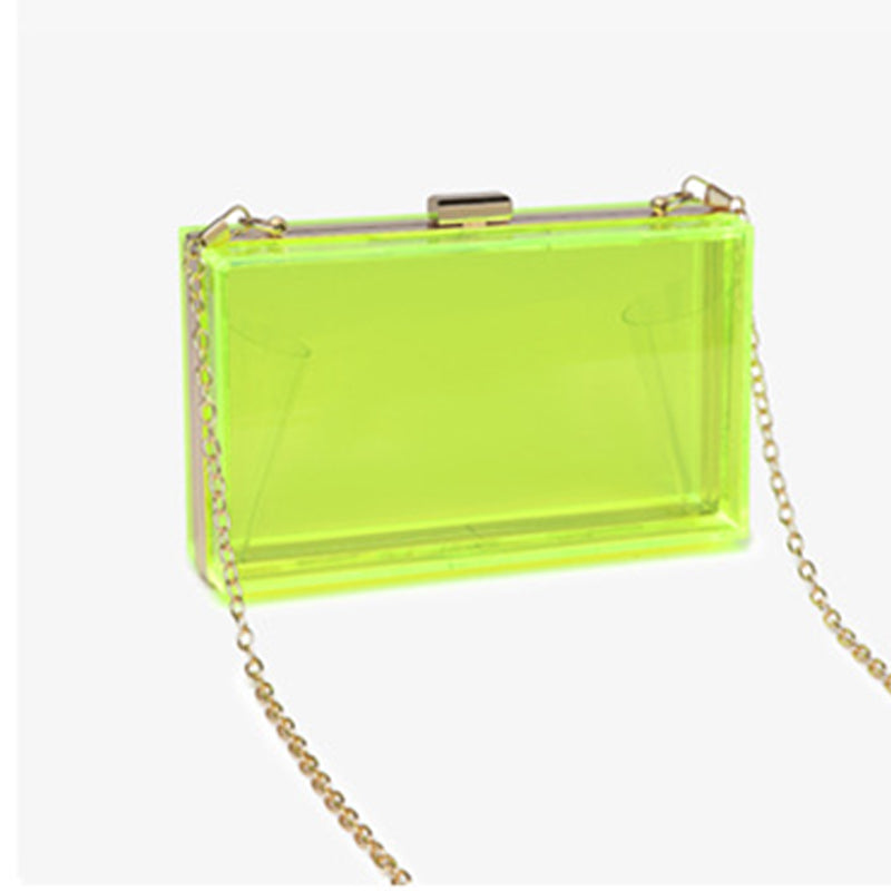 Women’s Square Clear Crossbody Clutch Handbags image 6