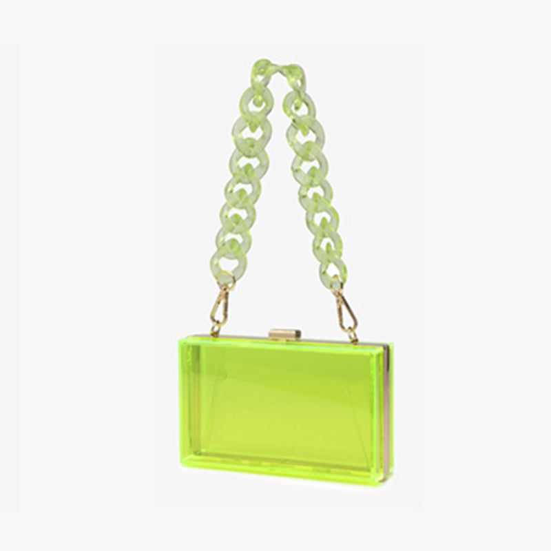 Women’s Square Clear Crossbody Clutch Handbags image 5