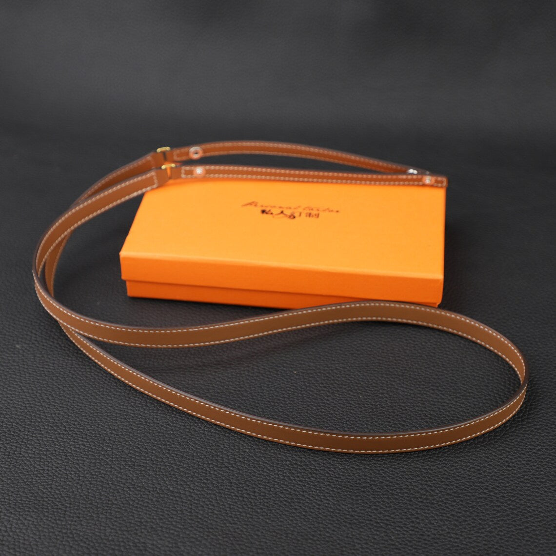 Luxury Swift Leather Bandoulière (15mm Slim): Compatible Crossbody Strap Replacement for Triomphe & Small Designer Bags