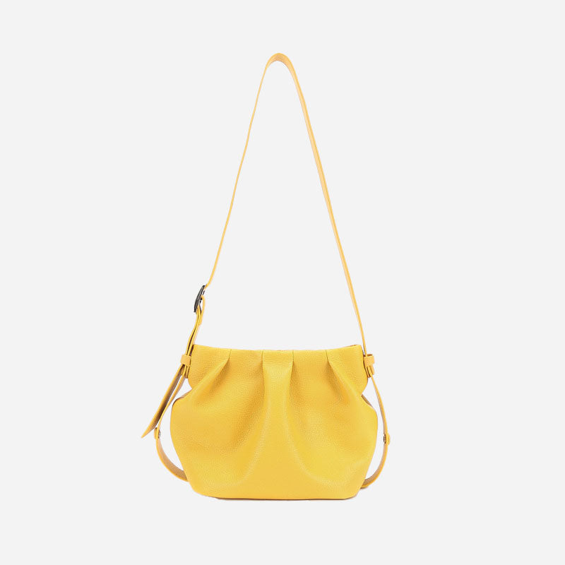Women’s Slouchy Shoulder Clutch Bags in Genuine Leather image 8