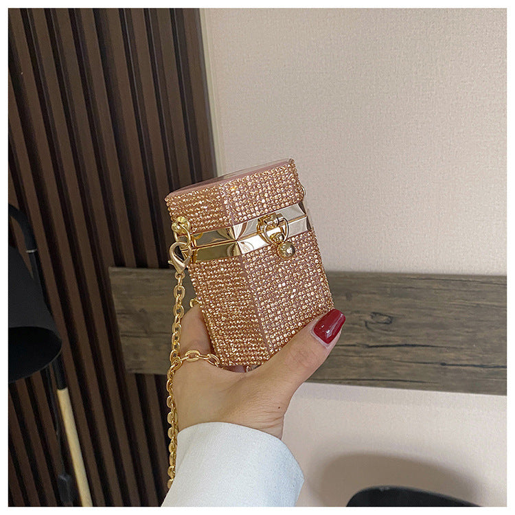 Women’s Mini Rhinestone Cylinder Evening Bags image 2