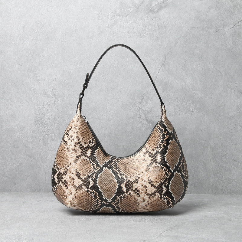 Women’s Genuine Leather Half Moon Hobo Bags image 8