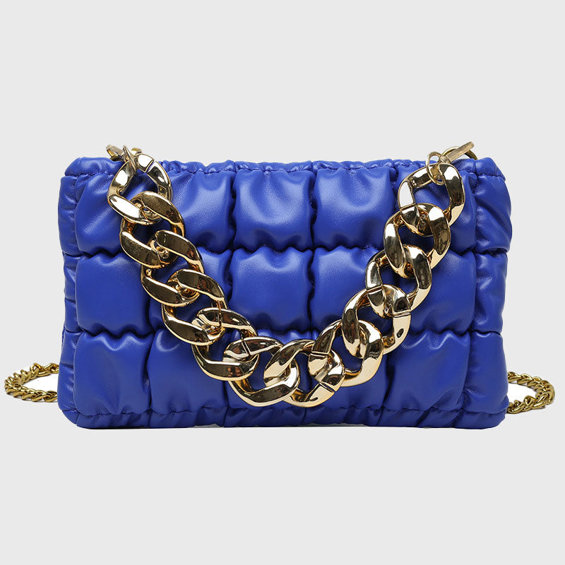 Women’s Quilted Slouchy Chains Crossbody Bags image 9