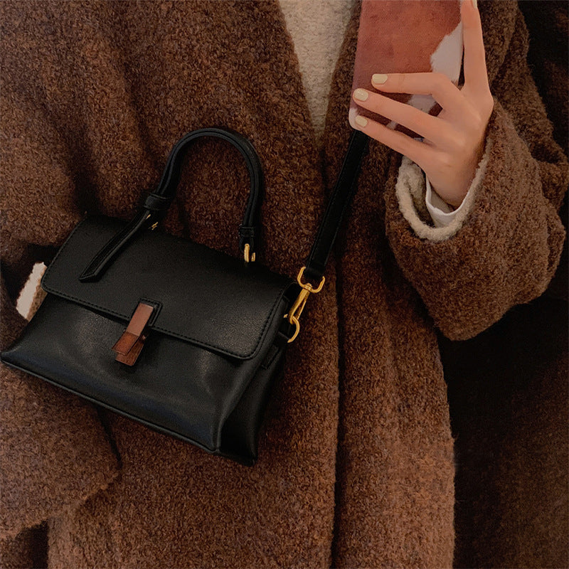 Women’s Small Top Handle Flap Shoulder Satchel Bags image 4