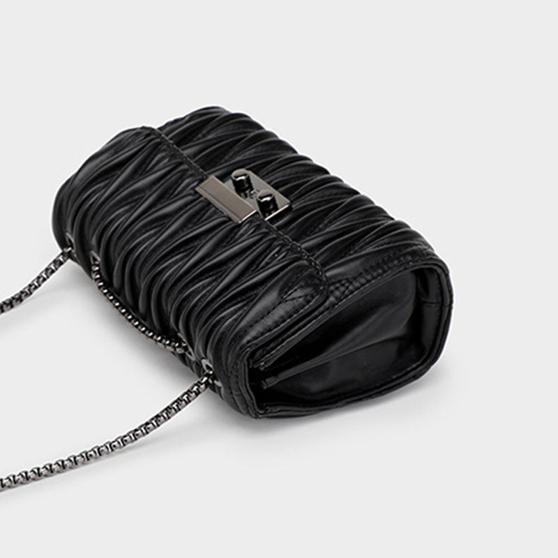 Women’s Quilted Vegan Leather Crossbody Bags image 5