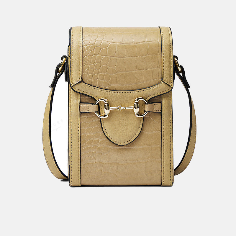 Women’s Horsebit Croc Print Mini Crossbosy Bags image 7