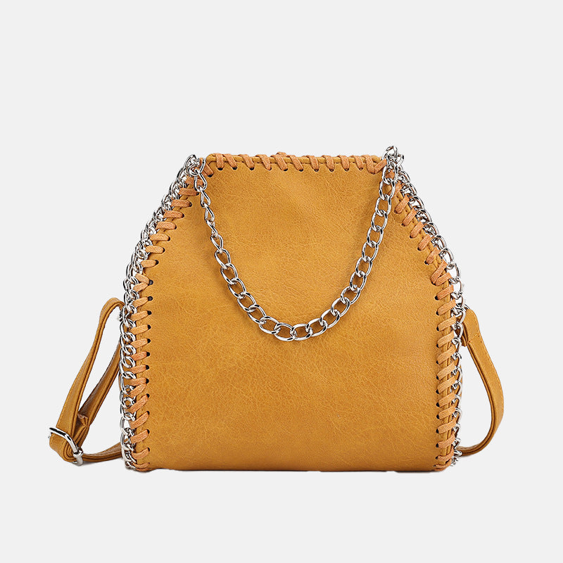 Women’s Small Chains Crossbody Bags in Vegan Leather image 7