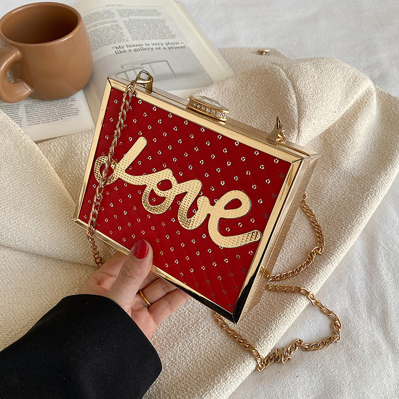 Women’s Quilted Love Small Evening Bags image 4
