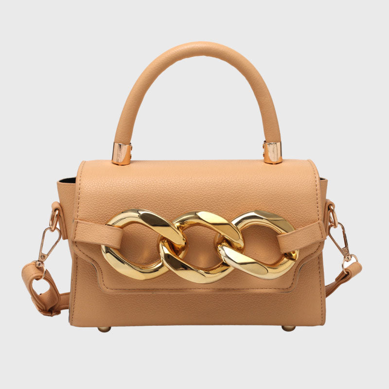 Women’s Large Chains Vegan Handbags with Crossbody Strap image
