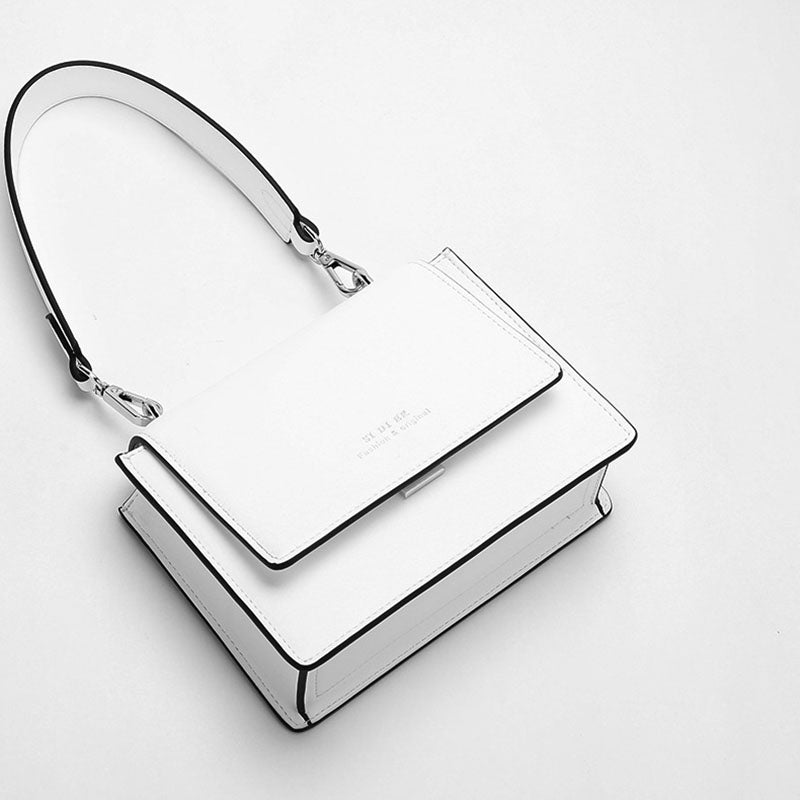 Women’s Minimalism Faux Leather Flap Shoulder Bags image 2
