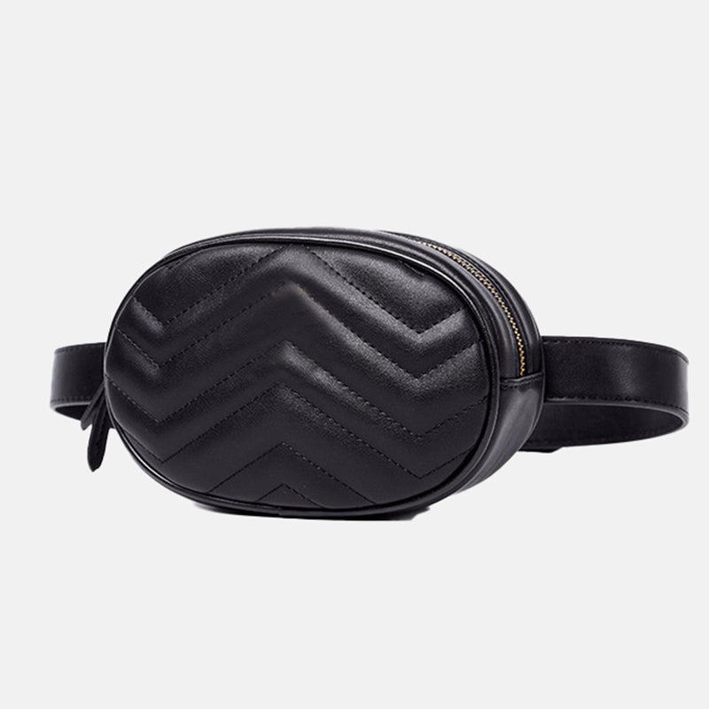 Women’s Quilted Round Waist Bags Fanny Packs image 2