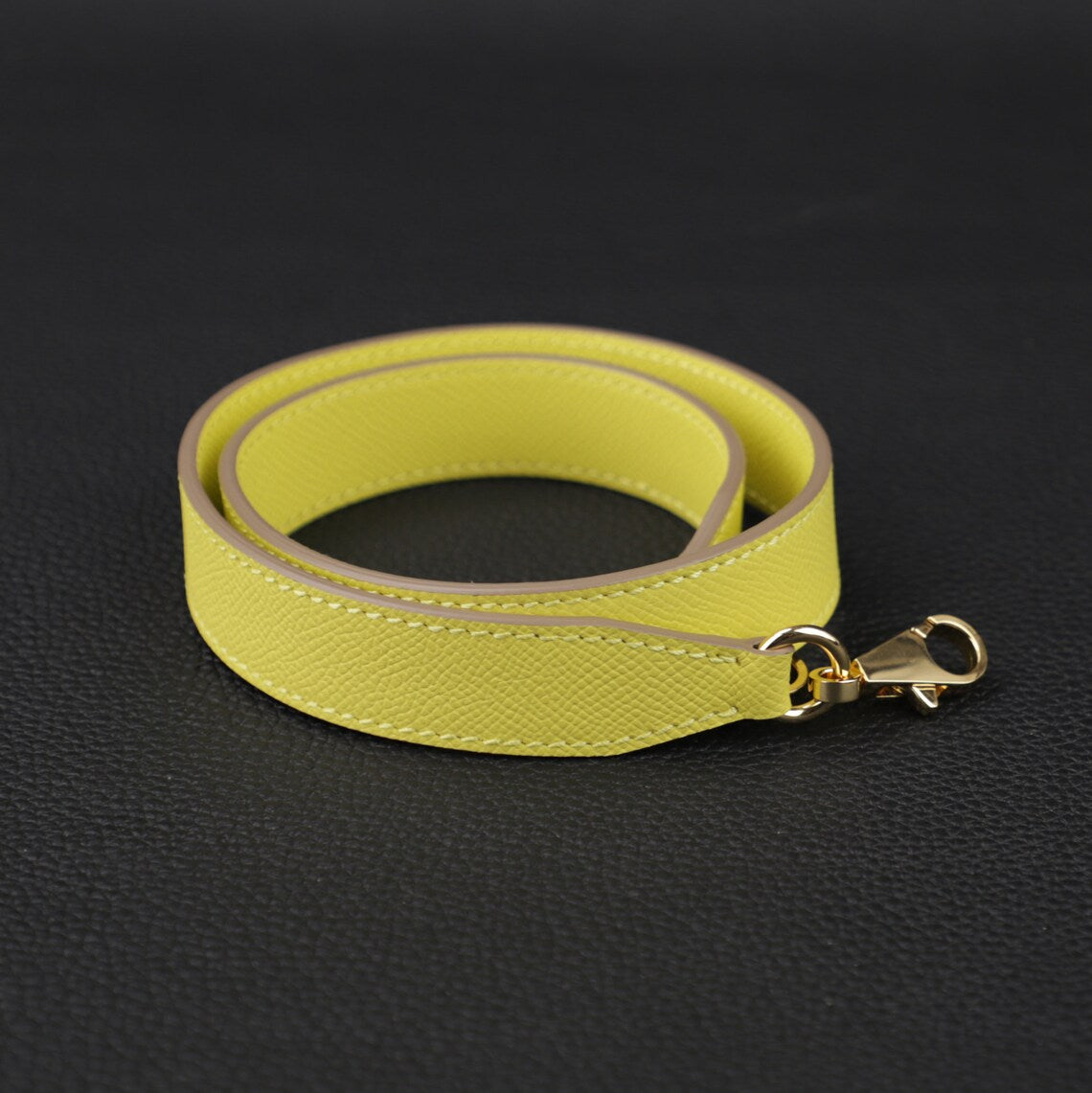 Hermès Style Epsom Leather Bandoulière (25mm): Compatible Shoulder/Crossbody Strap for Kelly Dance, Picotin, & Evelyne Bags