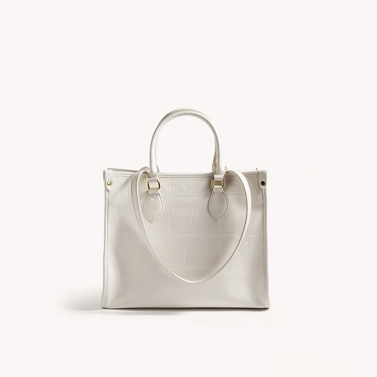 Women’s Vegan Stone Grain Handbags with Interior Pouch image 2