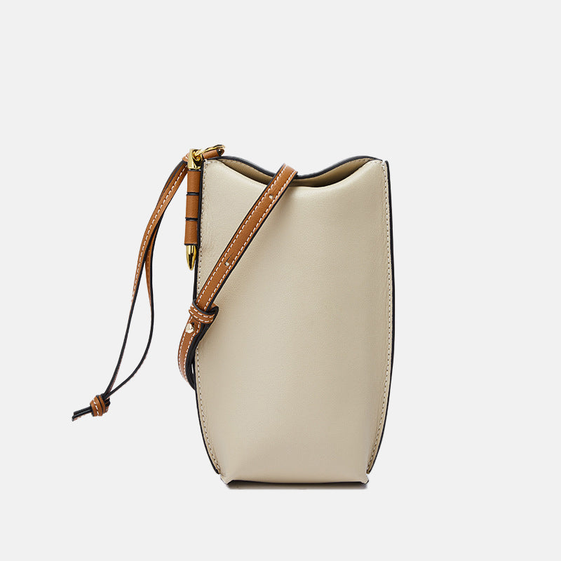 Women’s Genuine Leather Crossbody Mini Bucket Bags image 7