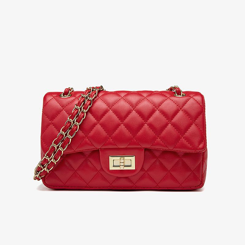 Women’s Classic Quilted Convertible Chains Crossbody Bags image 3
