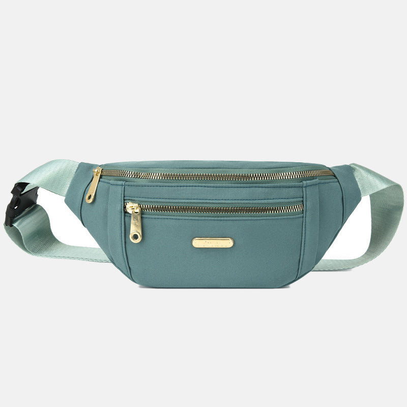 Women’s Double Zippers Waist Fanny Packs in Polyester image 10