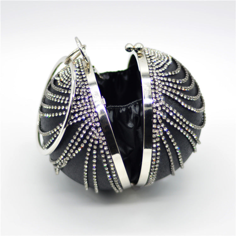 Women’s Rhinestone Chain Ball Evening Clutch image 9