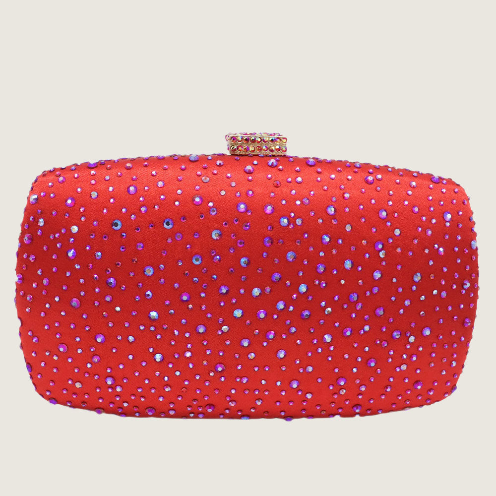 Women’s Rhinestones Evening Clutch in Satin image 7