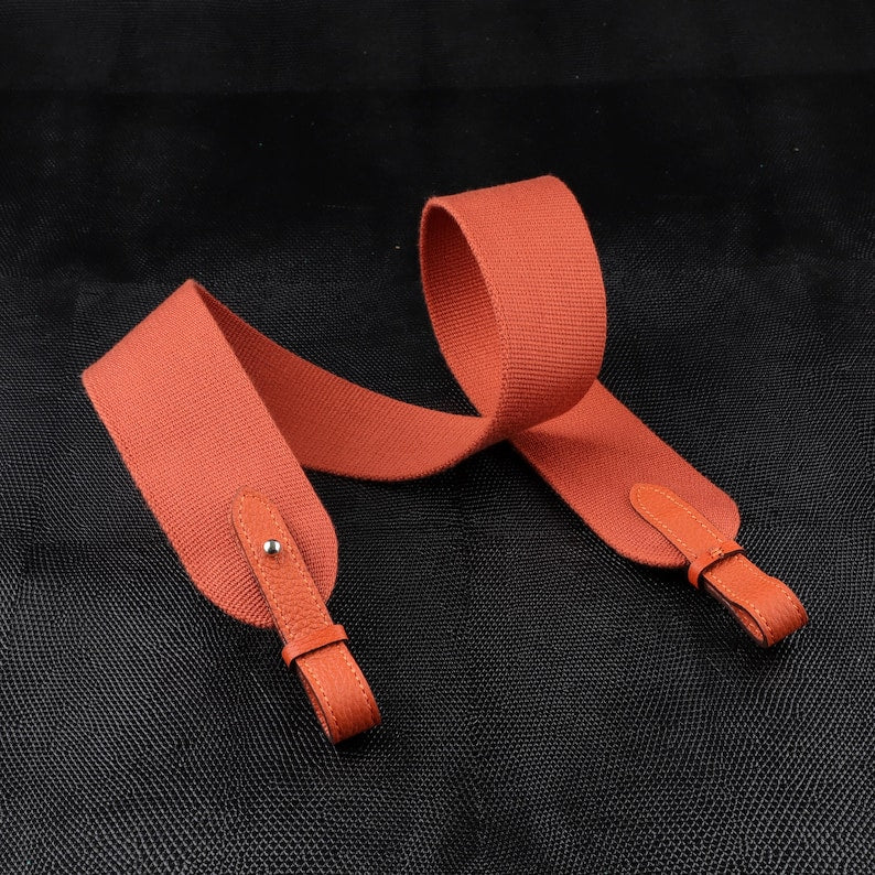 50mm Canvas Shoulder Bag Strap with toog leather loops for lindy bag,Fit evelyne bags,Birkin bags and more luxury handbags