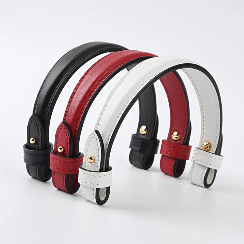 Artisanal Swift Leather Top Handle (Hand-Stitched): Luxury Handbag Strap Replacement & Upgrade
