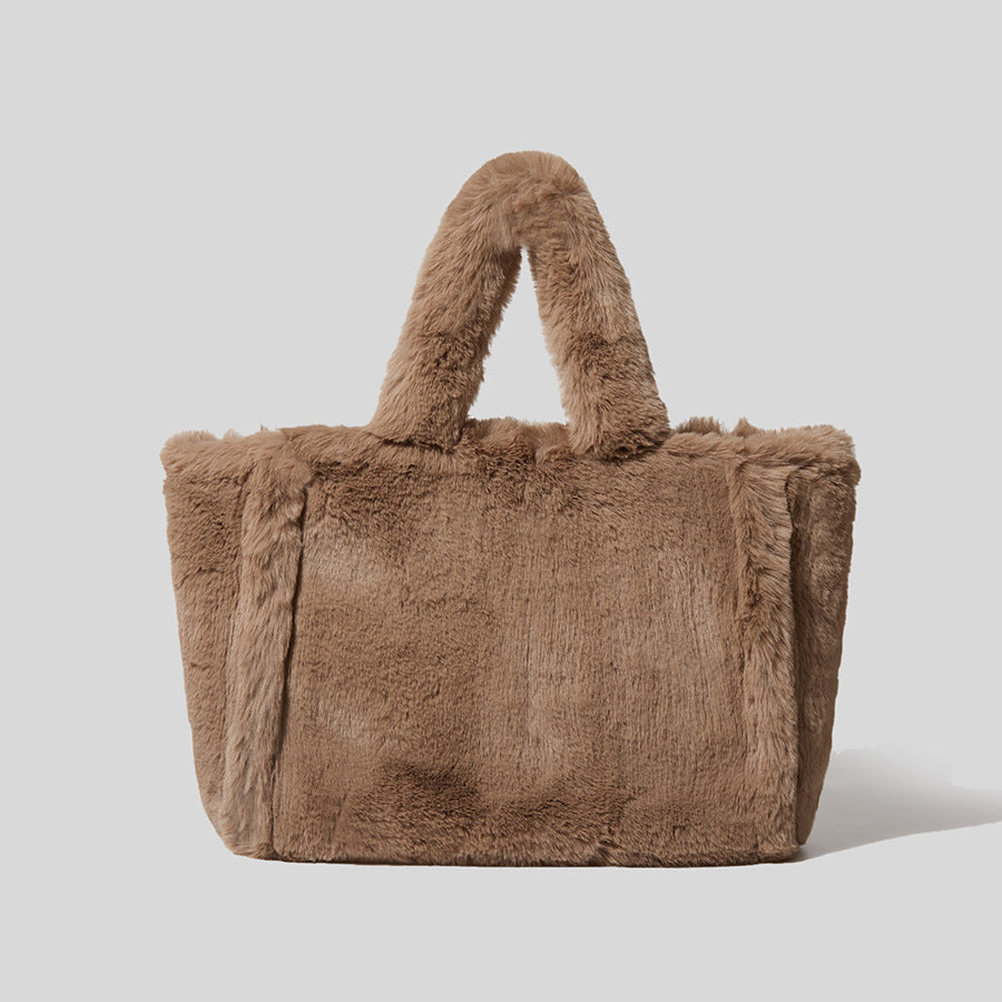 Women’s Large Faux Fur Tote Bags image