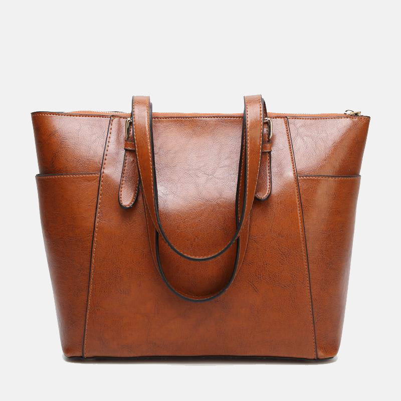 Women’s Oily Vegan Vintage Tote Bags image
