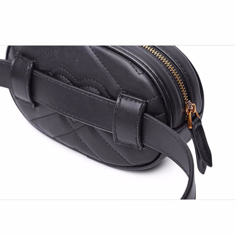 Women’s Quilted Round Waist Bags Fanny Packs image 4