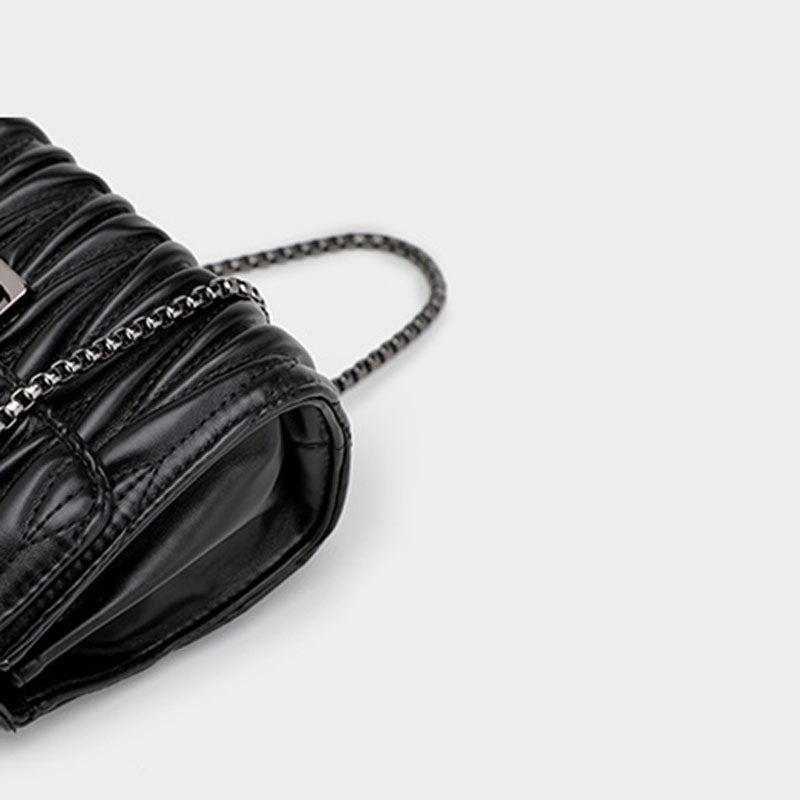 Women’s Quilted Vegan Leather Crossbody Bags image 4