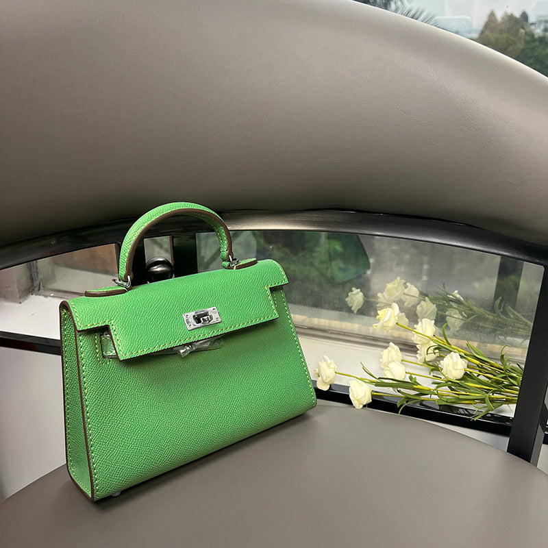 Women’s Lizard Print Genuine Leather Small Top Handle Bags with Shoulder Strap image 8
