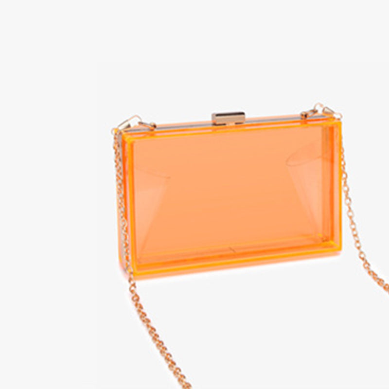 Women’s Square Clear Crossbody Clutch Handbags image 12