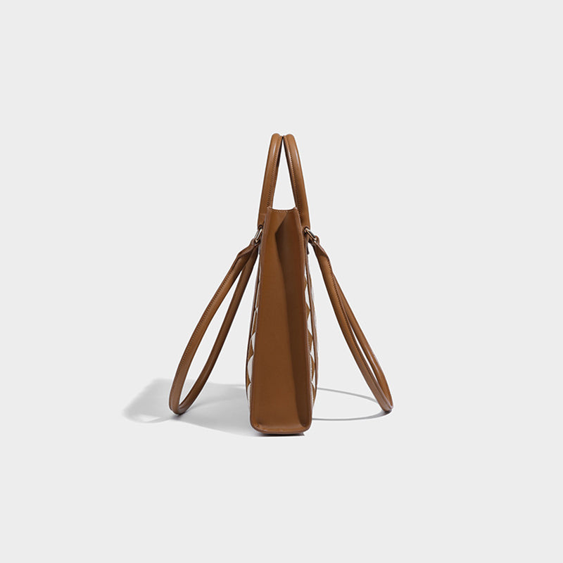 Women’s Triangle Pattern Mini Tote Bags image 3