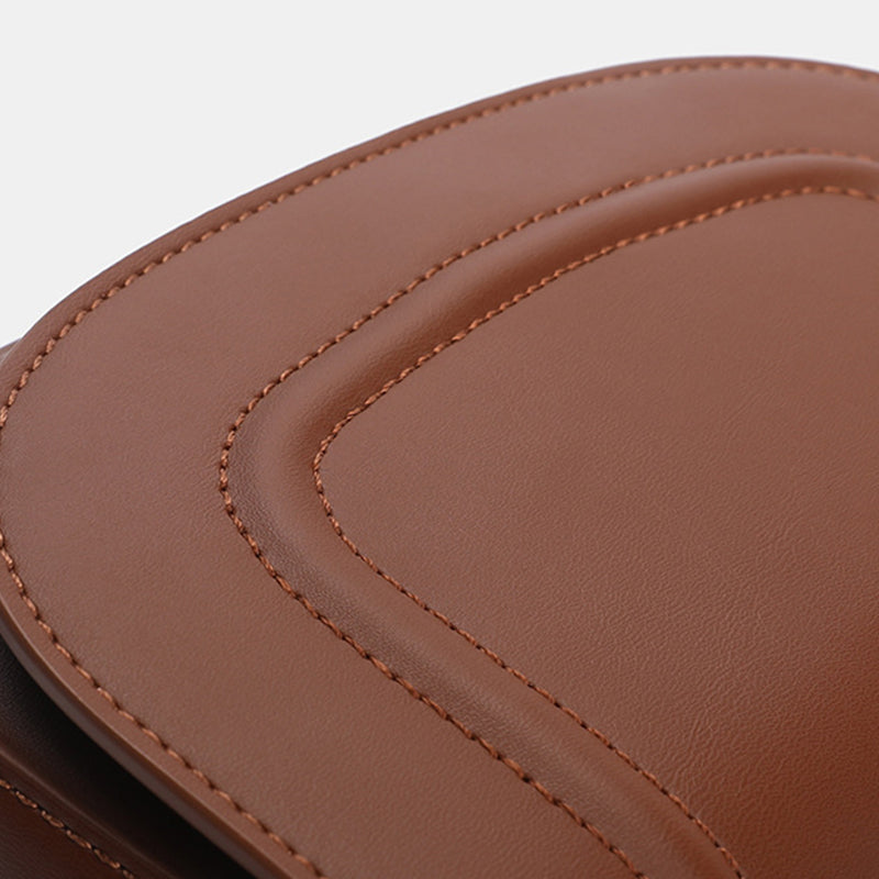 Women’s Vegan Leather Saddle Bags image 7