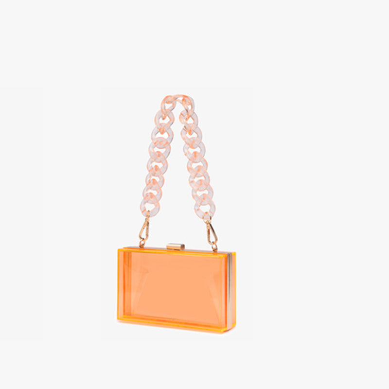 Women’s Square Clear Crossbody Clutch Handbags image 11