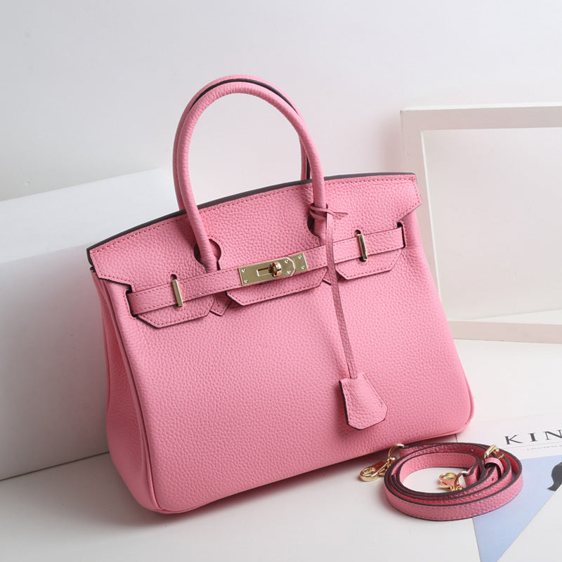 Women’s Genuine Leather Top Handle Handbags – 30CM image 5