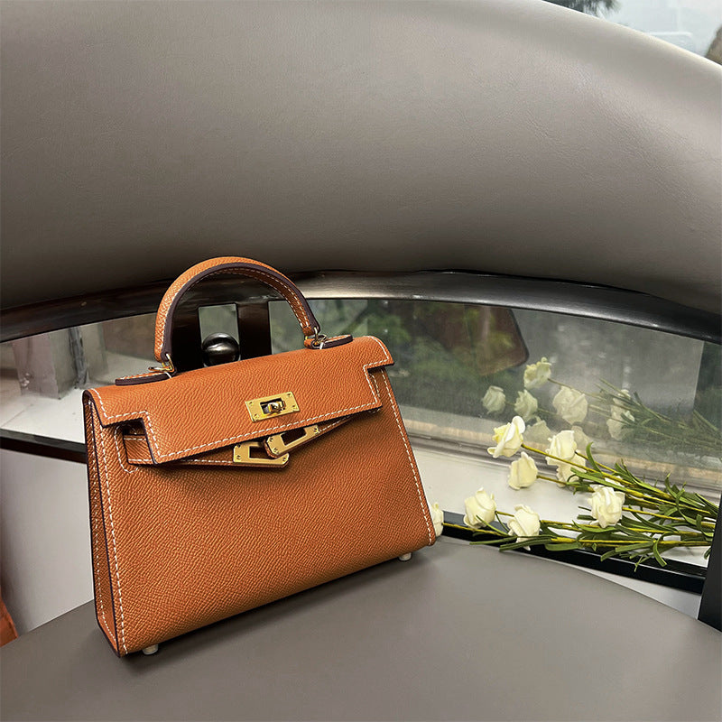 Women’s Lizard Print Genuine Leather Small Top Handle Bags with Shoulder Strap image 9