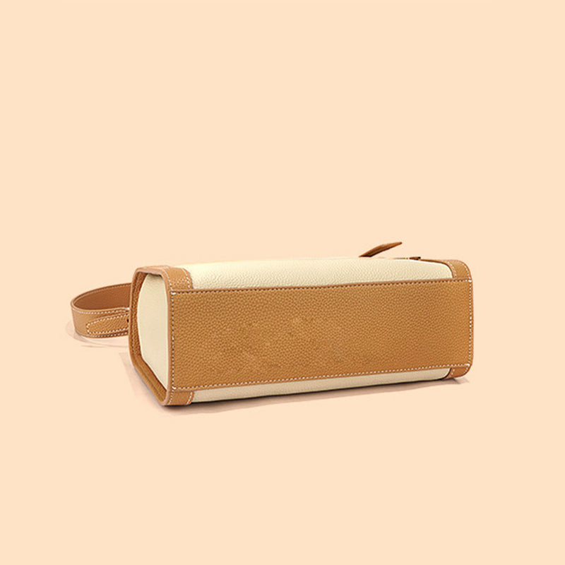 Women’s Genuine Leather Minimal Shoulder Baguette Bags image 4