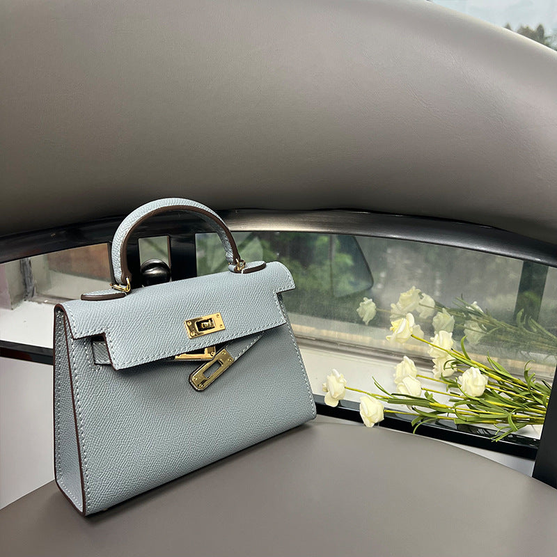 Women’s Lizard Print Genuine Leather Small Top Handle Bags with Shoulder Strap image 10