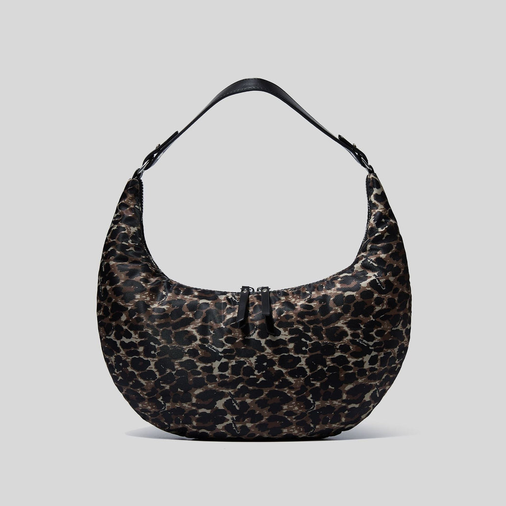 Women’s Padded Puffer Half Moon Hobo Baguette Bags image 2